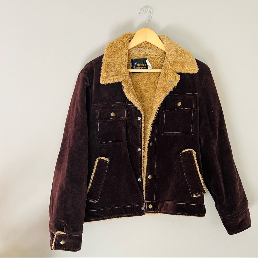 Vintage Sherpa Brown Jacket